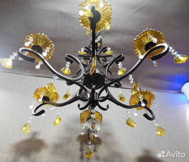 Люстра Подвесная LuceSolara brush gold