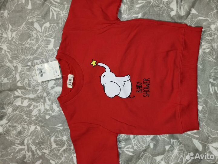 Свитшот новый одежда для девочки 104