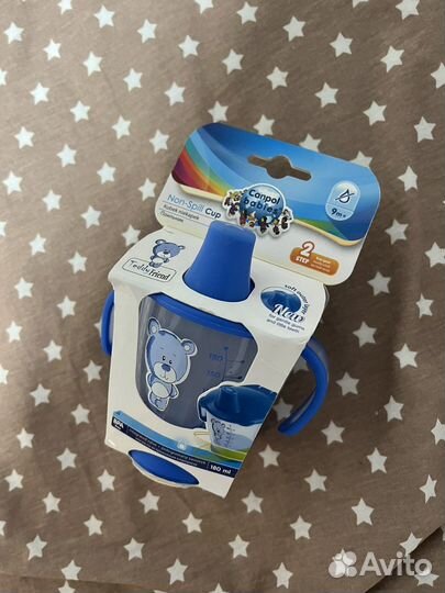 Новый поильник чашка-непроливайка canpol babies