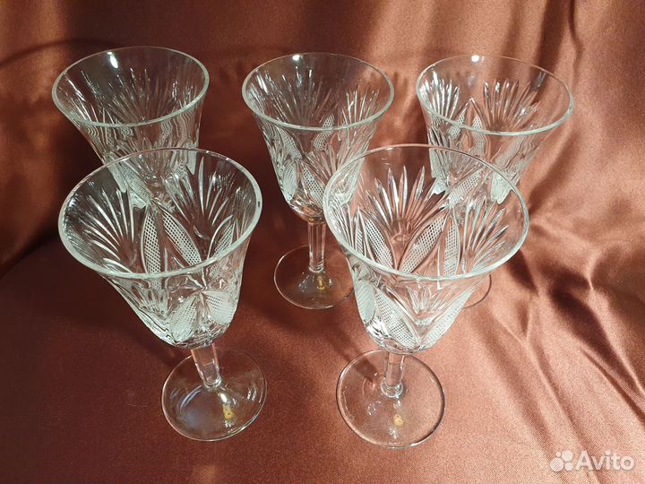 Фужеры хрусталь стекло времен СССР
