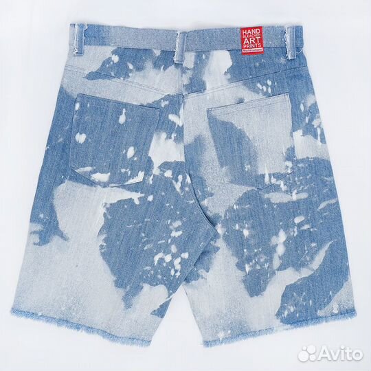 Удлиненные Отбеленные Шорты Masha Lamzina