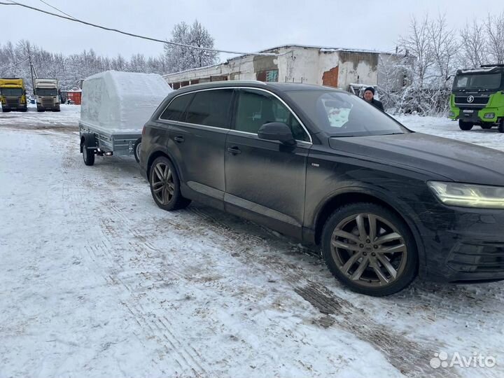 Прицеп 817717.022 с пластиковой крышкой