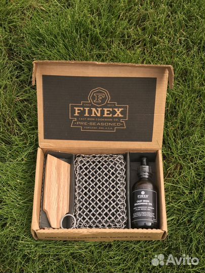 Чугунная сковородка Finex + набор по уходу