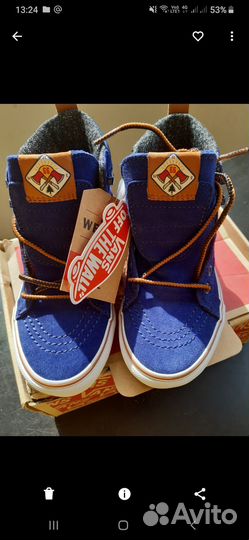 Кеды vans детские