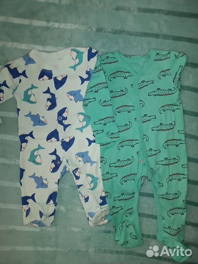 Пакет слипов 62-80 на мальчика