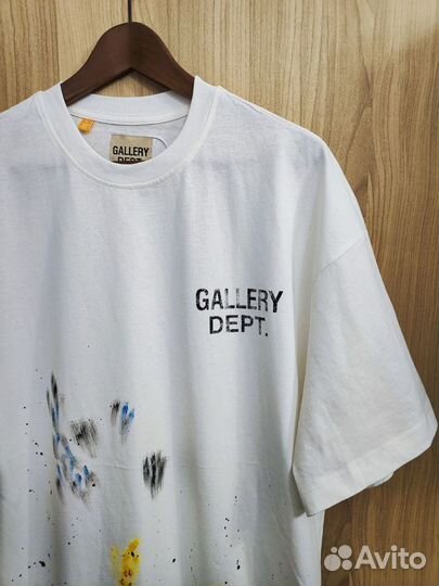 Футболка Gallery Dept / Givenchy вышивка L