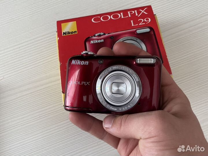 Мыльница nikon coolpix L29 Red
