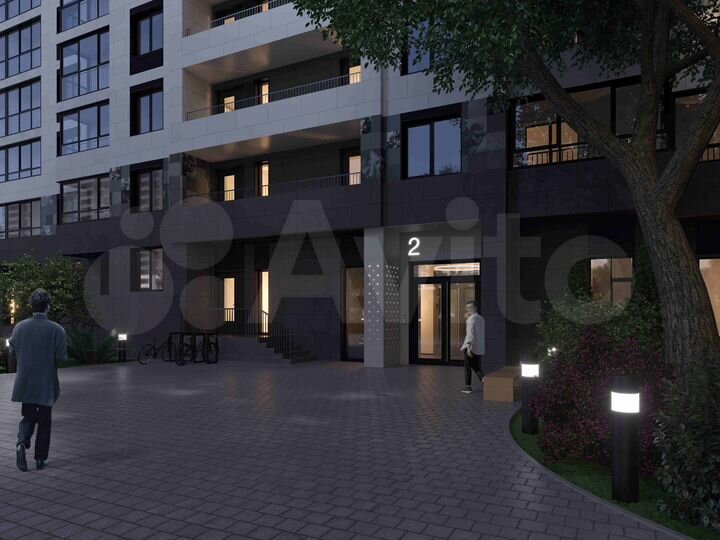 2-к. квартира, 64,1 м², 12/16 эт.