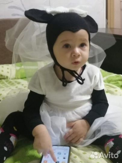 Новогодний костюм для девочки размер 74 80