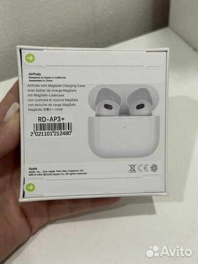Airpods pro 3 новые +чехол