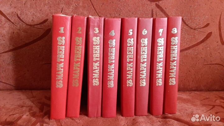 Марк Твен Собрание сочинений в 8-ми томах