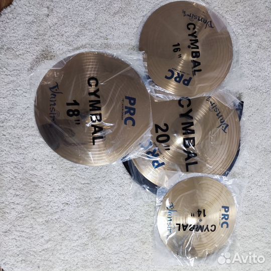 Комлект тарелок для барабанов Vansir + чехол