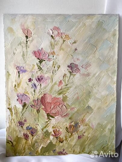 Картина авторская «Цветы»