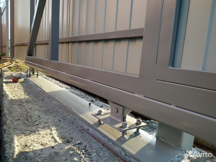 Комплектующие для откатных ворот алютех