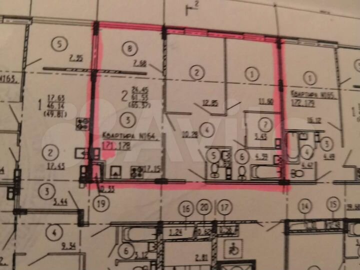 2-к. квартира, 69,2 м², 4/25 эт.