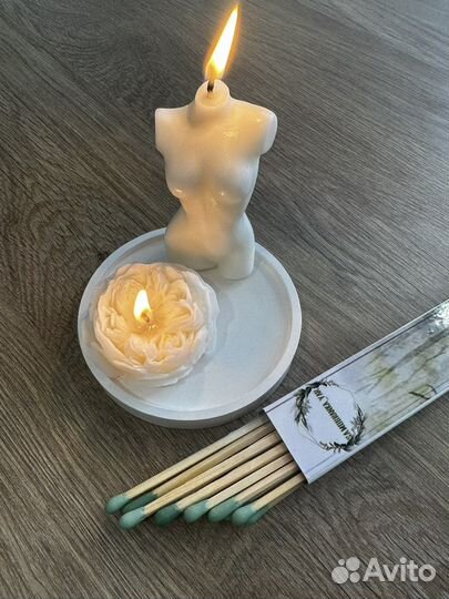 Свечи восковые ручной работы