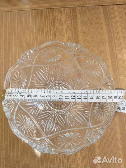 Хрустальная ваза времён СССР