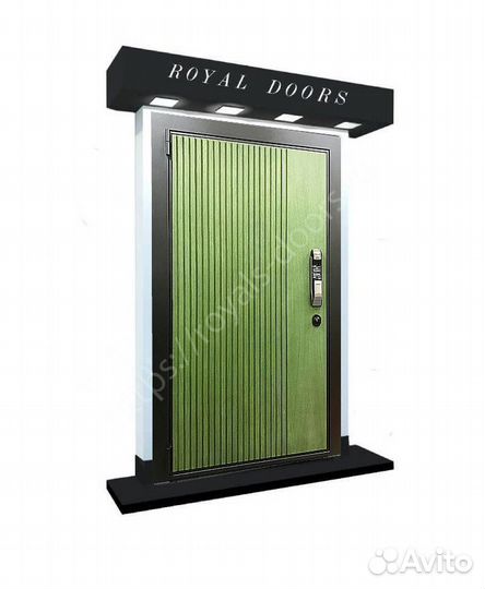 Металлическая дверь с биометрическим замком