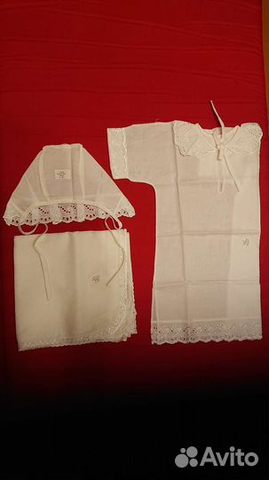 Крестильный набор новый