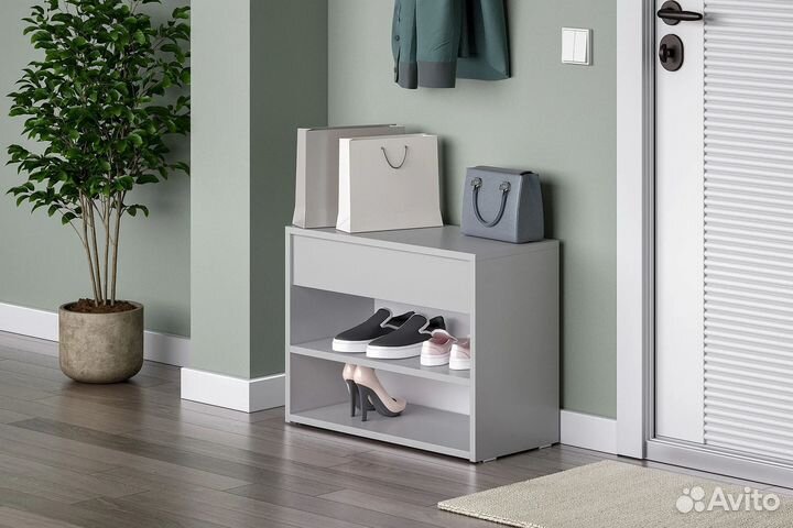 В наличии Обувница Айден 600 серый