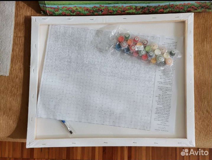 Новая картина по номерам50 х 40 см