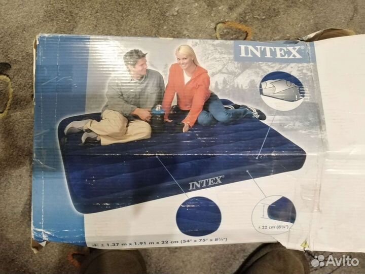 Надувной матрас intex