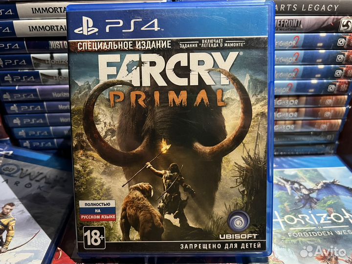 Диск Far Cry Primal PS4