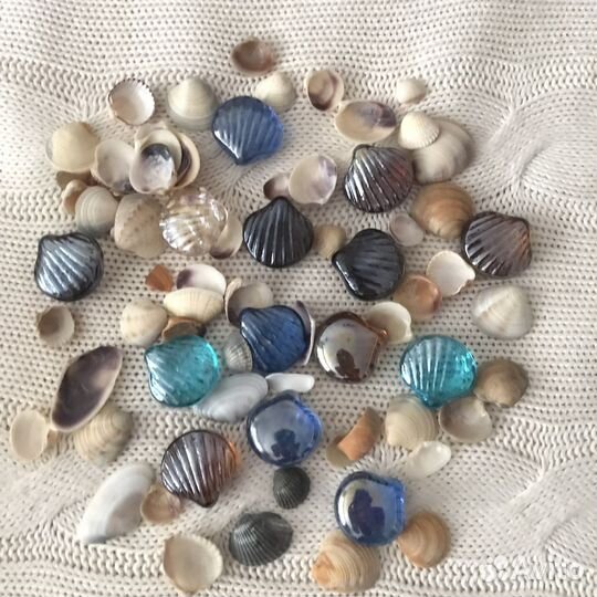 Морские камни ракушки декор