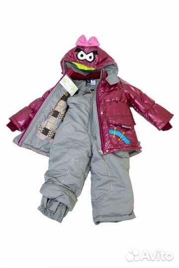 Зимний костюм для девочки 92