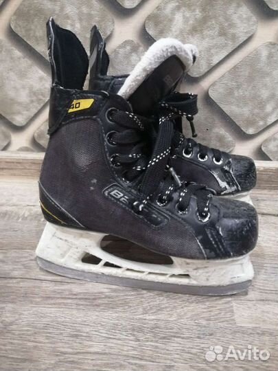 Хоккейные коньки bauer детские