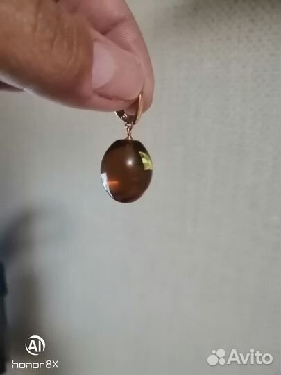 Серьги с султанитом