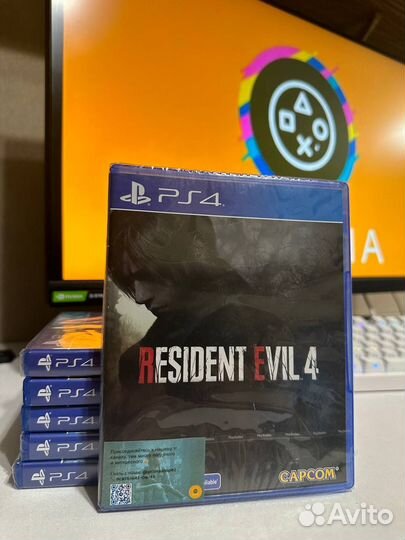 Resident evil 4 remake диск для PS4/PS5