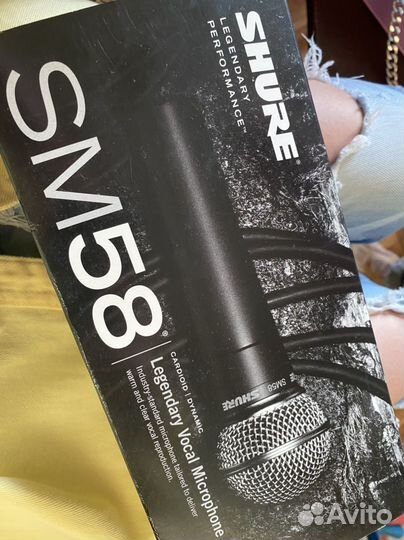 Микрофон профессиональный новый со шнуром