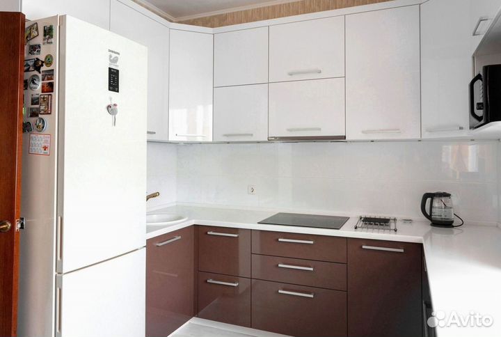 Угловая кухня с мдф фасадами