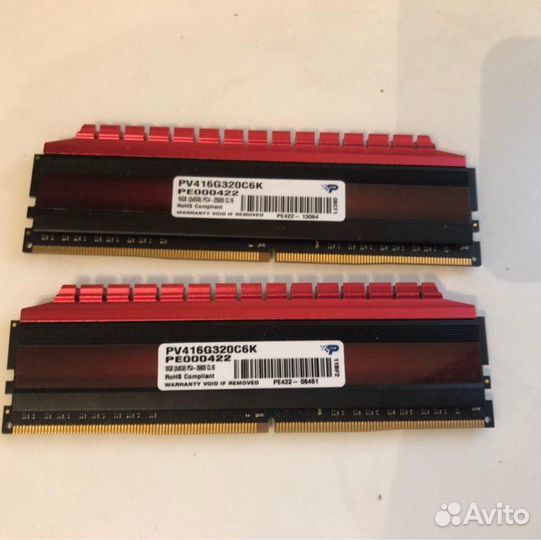 Оперативная память ddr4 16gb patriot viper