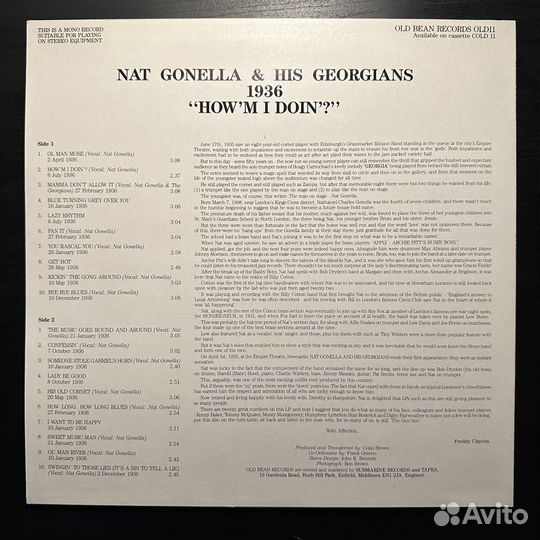 Nat Gonella & His Georgians – How'm I Doin'