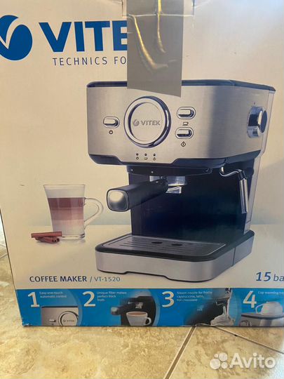 Кофеварка vitek 1520