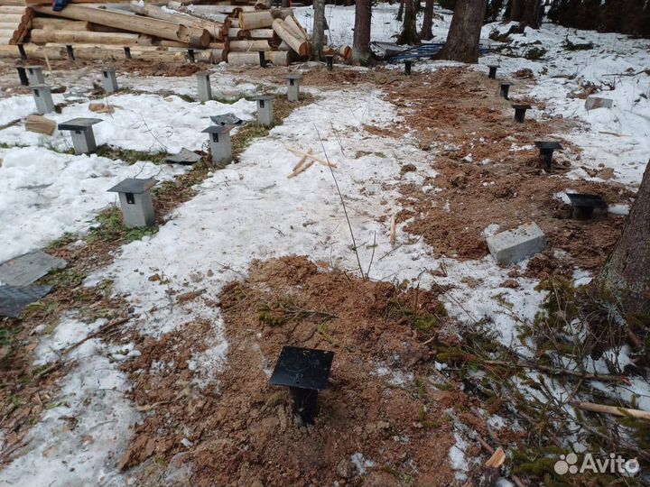 Сваи железобетонные и винтовые