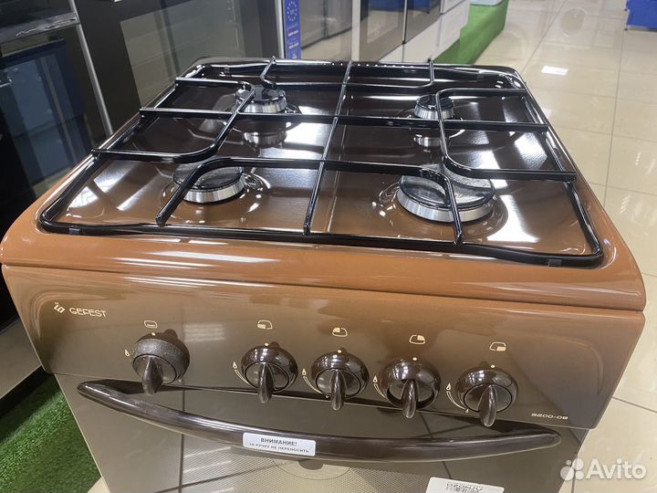 Газовая плита gefest 3200-08 К86, коричневый