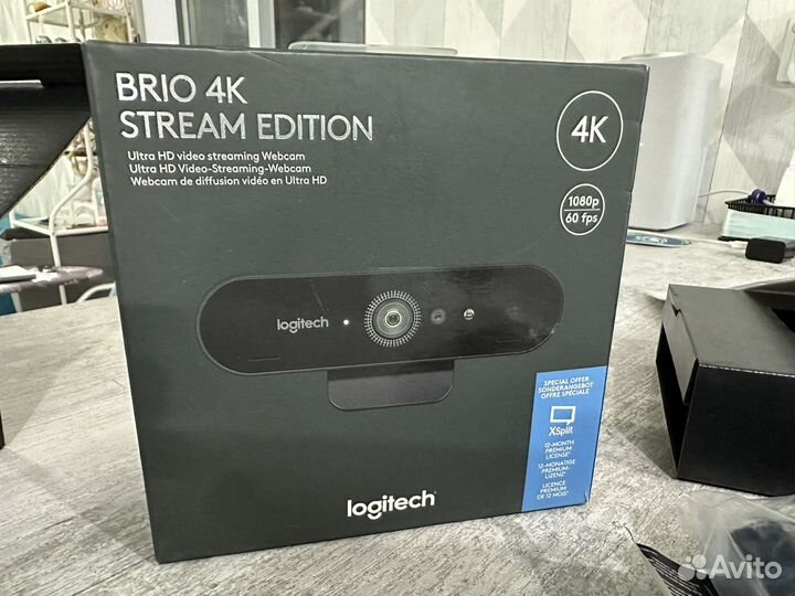 Веб-камера Logitech Brio Pro 4K 60 FPS