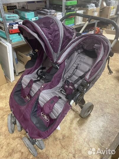 Коляска для двойни baby jogger city mini