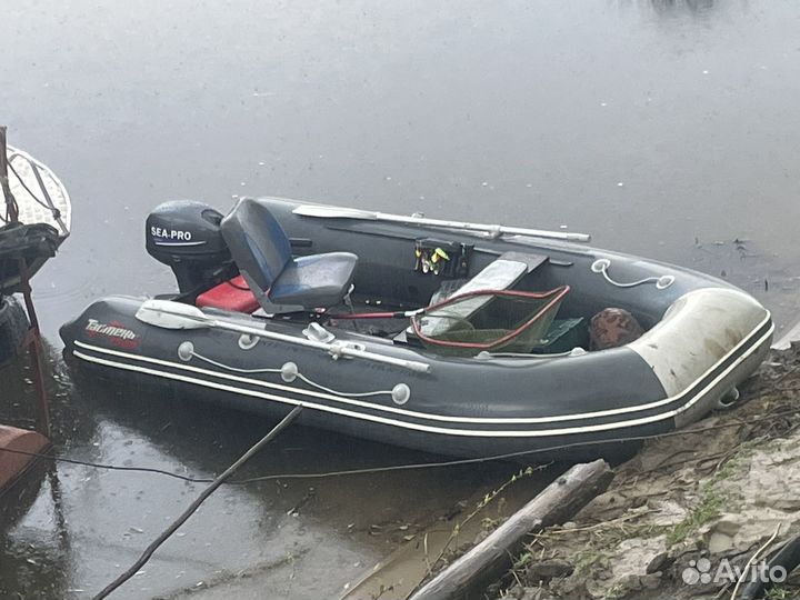 Лодка 360 С мотором 9,9