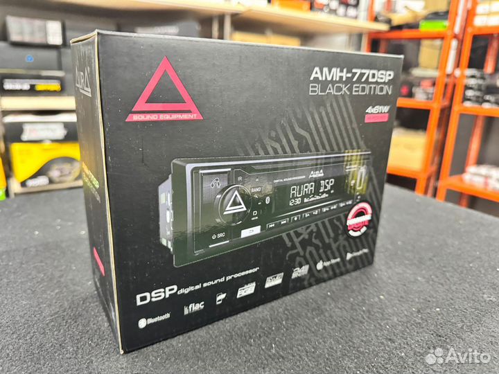 Магнитола aura amh-77dsp Black edition