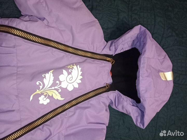 Зимний комбинезон для девочки размер 80/86