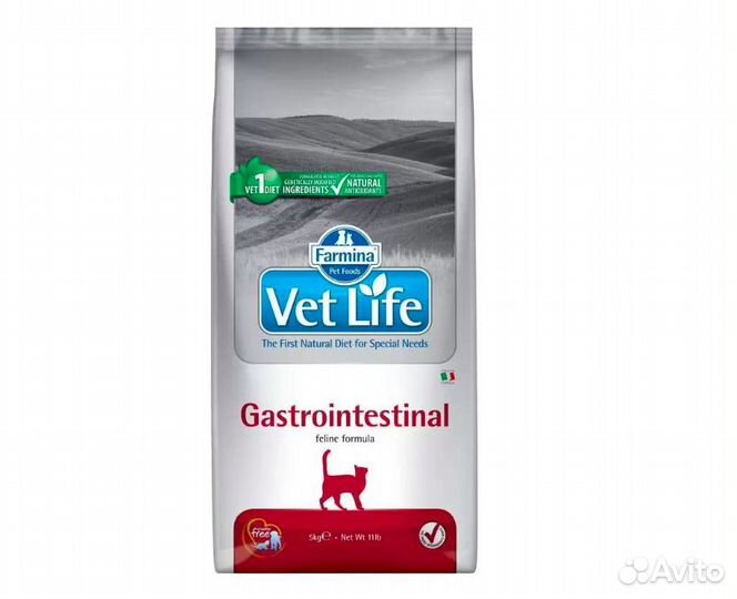 Сухой корм для кошек Farmina Gastrointestinal 5кг