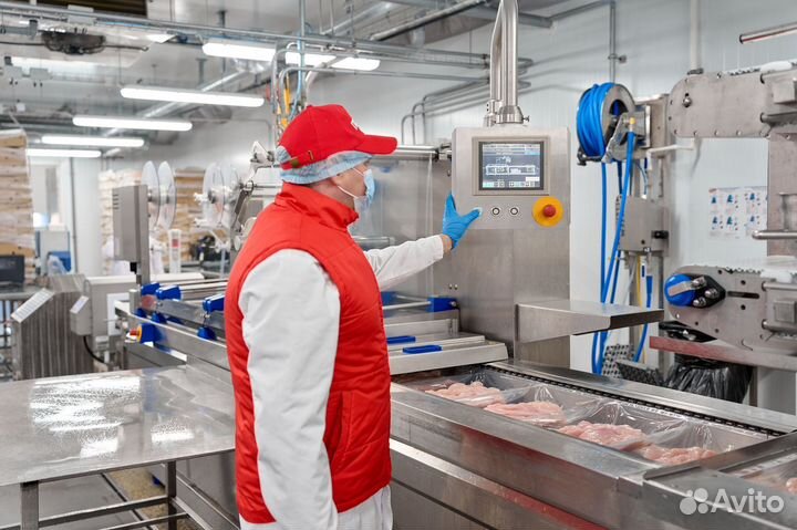 Рабочие на птицефабрику