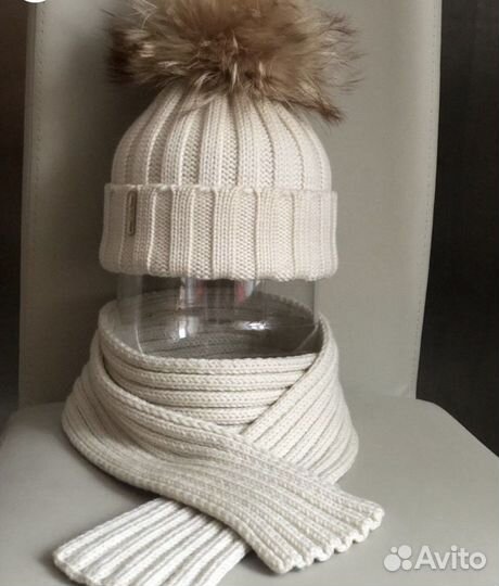 Зимня шапка италия + шарф