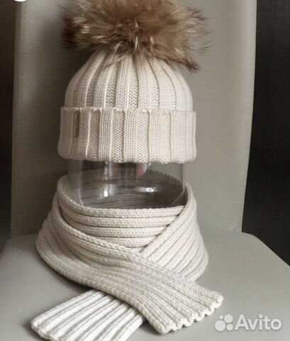 Зимня шапка италия + шарф