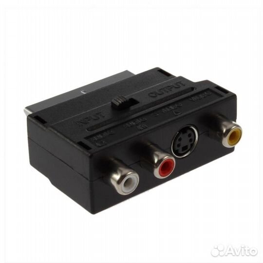 Адаптер scart - 3 RCA M/S-Video