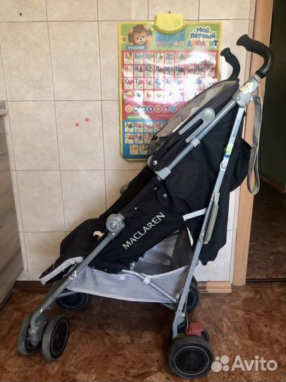 Коляска-трость Maclaren Quest black/silver